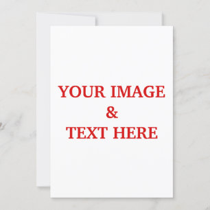 Personalised Custom Your Own Photo Invitation