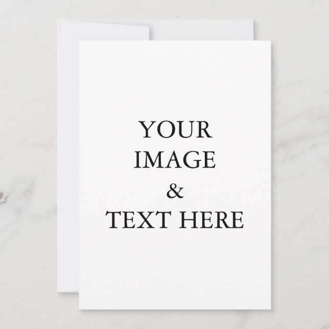 Personalised Custom Your Own Photo Invitation (Front)