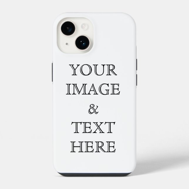Personalised Custom Your Own Photo iPhone Case (Back)