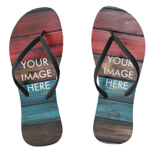 Personalised Custom Your Own Photo Jandals