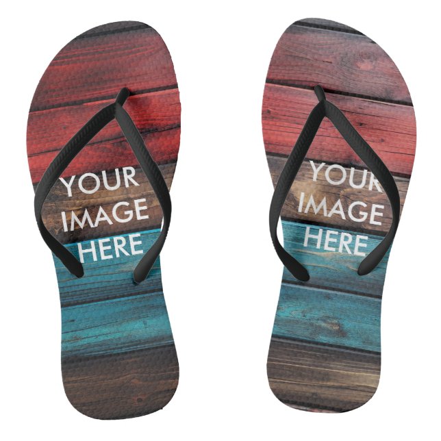 Personalised Custom Your Own Photo Jandals (Footbed)