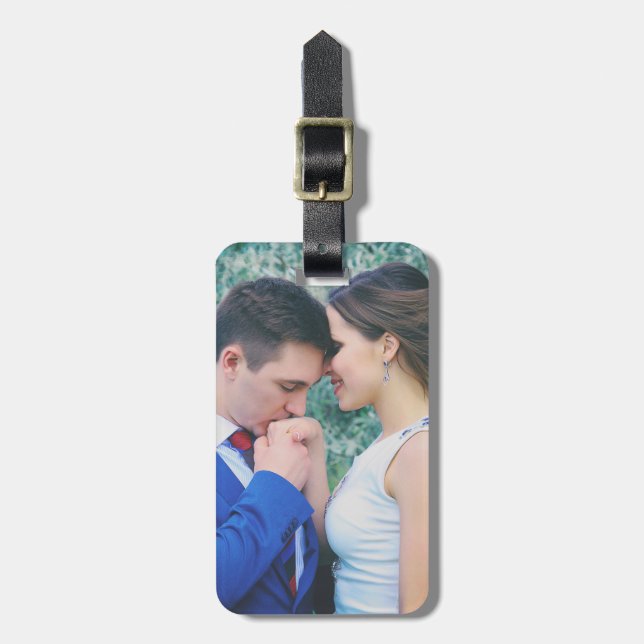 Personalised Custom Your Own Photo Luggage Tag (Front Vertical)