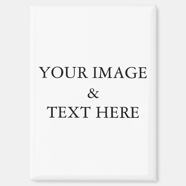Personalised Custom Your Own Photo Magnet (Front)