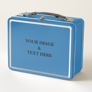 Personalised Custom Your Own Photo Metal Lunch Box