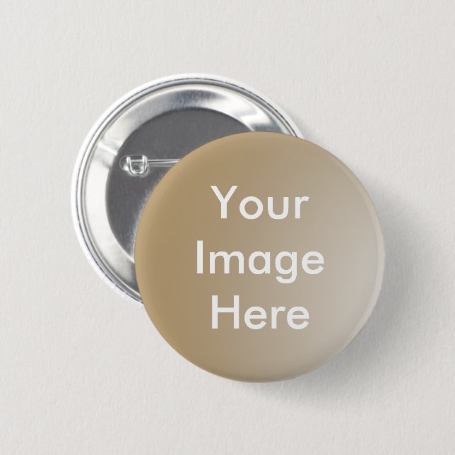Personalised Custom Your Own Photo Pinback Button (Front & Back)