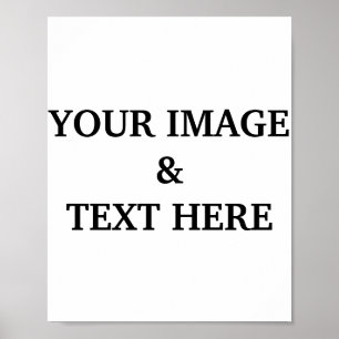 Personalised Custom Your Own Photo Poster