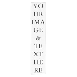Personalised Custom Your Own Photo Short Table Runner