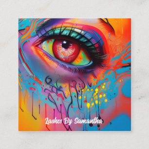 Personalised Custom Your Own Photo Square Business Card