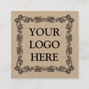 Personalised Custom Your Own Photo Square Business Card