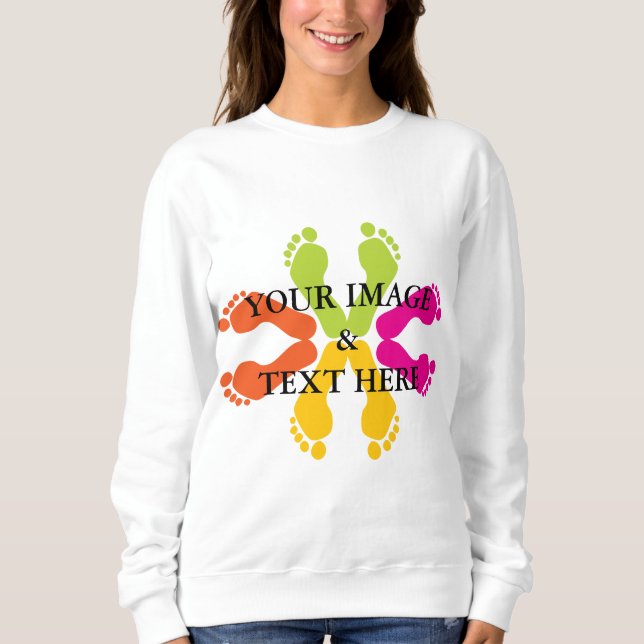 Personalised Custom Your Own Photo Sweatshirt (Front)