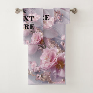 Personalised Custom Your Own Photo & Text Bath Towel Set