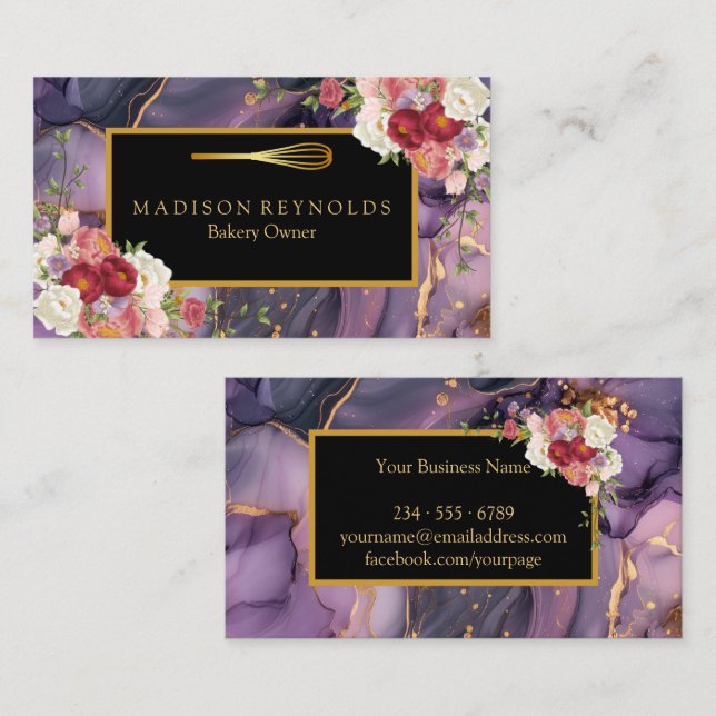 Personalised Custom Your Own Photo & Text Business Business Card (Front/Back)