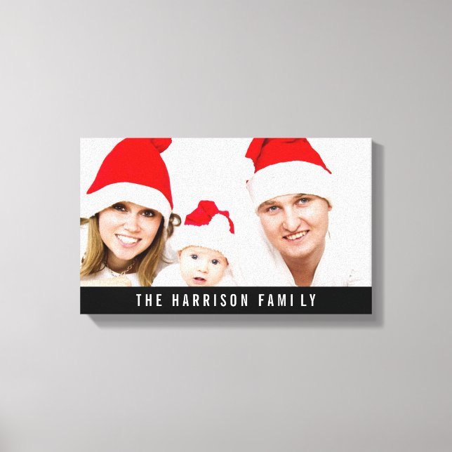 Personalised Custom Your Own Photo & Text Canvas Print (Front)