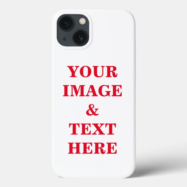 Personalised Custom Your Own Photo & Text Case-Mate iPhone Case (Back)