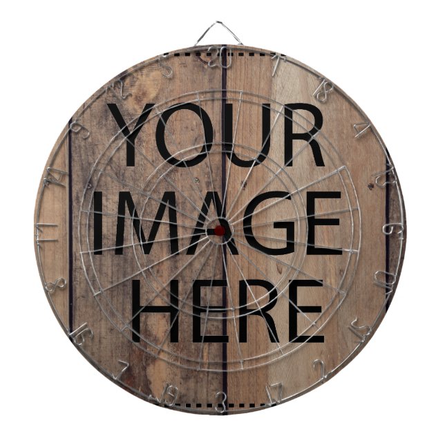 Personalised Custom Your Own Photo & Text Dart Boa Dartboard (Front)