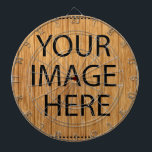 Personalised Custom Your Own Photo & Text Dart Boa Dartboard<br><div class="desc">You can add your favourite photo. This is perfect gift idea. Personalise with your name and other text.</div>