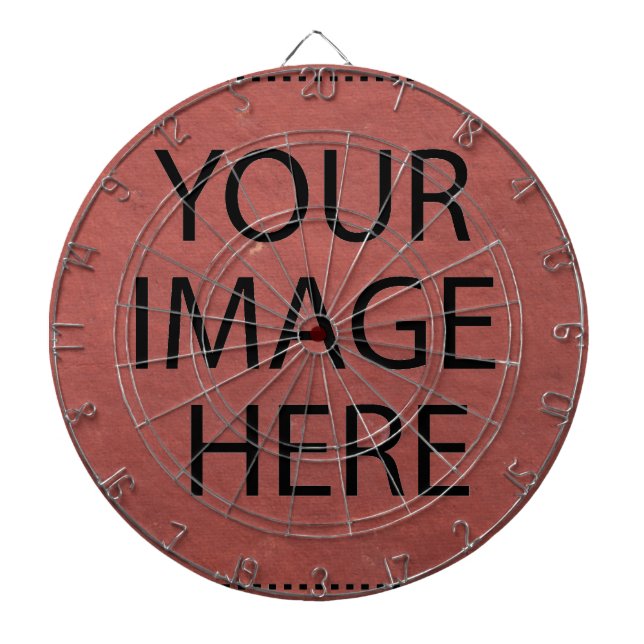 Personalised Custom Your Own Photo & Text Dart Boa Dartboard (Front)