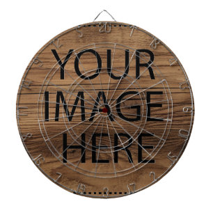 Personalised Custom Your Own Photo & Text Dartboard