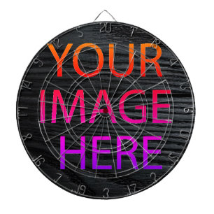 Personalised Custom Your Own Photo & Text Dartboard