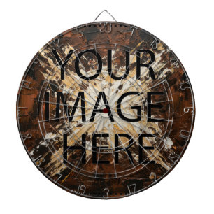 Personalised Custom Your Own Photo & Text Dartboard