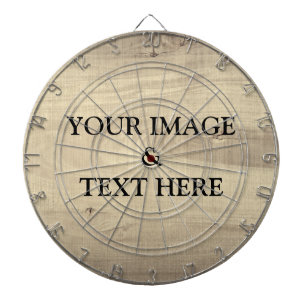 Personalised Custom Your Own Photo & Text Dartboard