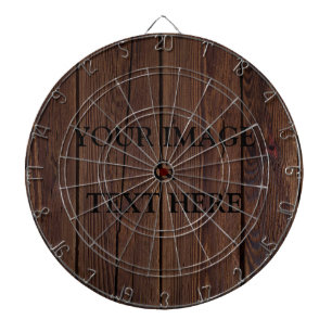 Personalised Custom Your Own Photo & Text Dartboard