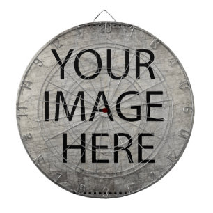 Personalised Custom Your Own Photo & Text Dartboard