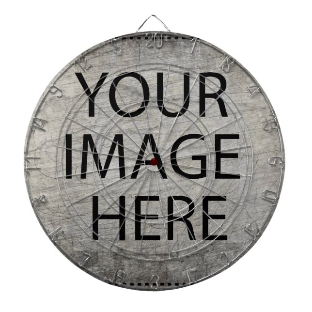 Personalised Custom Your Own Photo & Text Dartboard (Front)