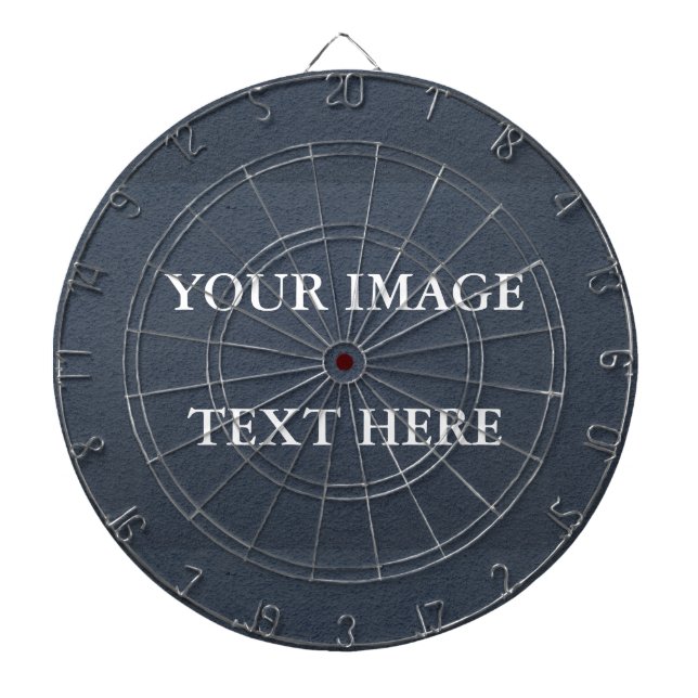 Personalised Custom Your Own Photo & Text Dartboard (Front)