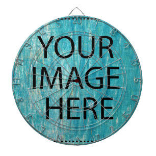 Personalised Custom Your Own Photo & Text Dartboard