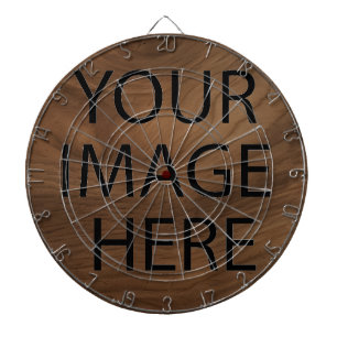 Personalised Custom Your Own Photo & Text Dartboard