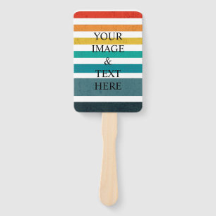 Personalised Custom Your Own Photo & Text Hand Fan