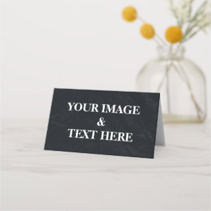 Personalised Custom Your Own Photo & Text Place Card