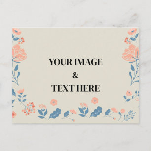 Personalised Custom Your Own Photo & Text Postcard