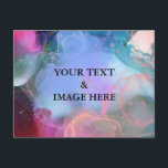 Personalised Custom Your Own Photo & Text Postcard<br><div class="desc">You can add your favourite photo. This is perfect gift idea. Personalise with your name and other text.</div>
