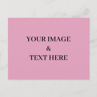 Personalised Custom Your Own Photo & Text Postcard