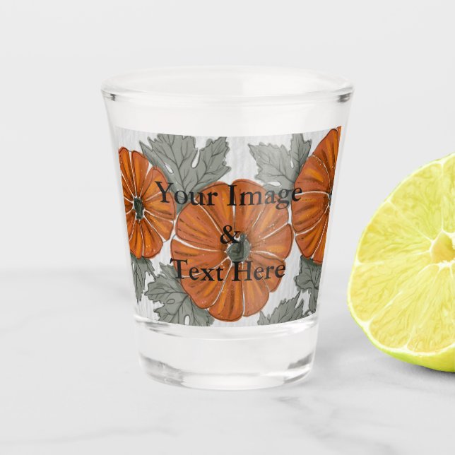 Personalised Custom Your Own Photo & Text Shot Glass (Front)