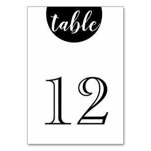 Personalised Custom Your Own Photo & Text Table Number