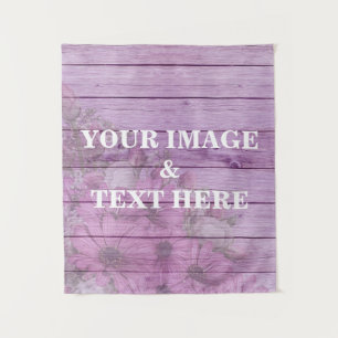Personalised Custom Your Own Photo & Text Tapestry
