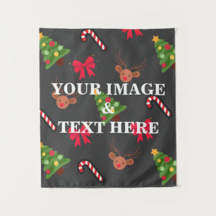 Personalised Custom Your Own Photo & Text Tapestry