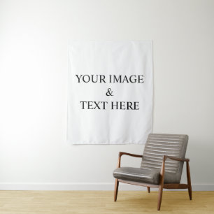 Personalised Custom Your Own Photo & Text Tapestry