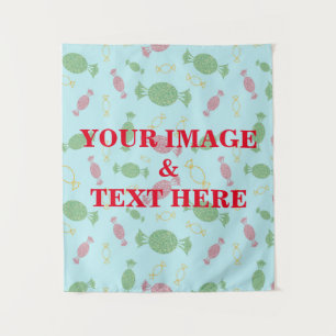Personalised Custom Your Own Photo & Text Tapestry