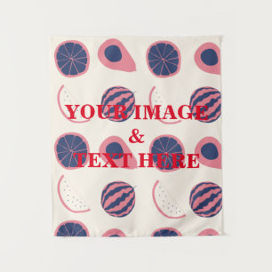 Personalised Custom Your Own Photo & Text Tapestry