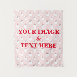 Personalised Custom Your Own Photo & Text Tapestry