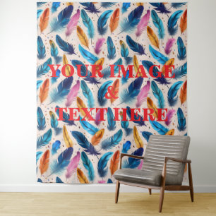 Personalised Custom Your Own Photo & Text Tapestry