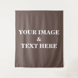 Personalised Custom Your Own Photo & Text Tapestry