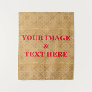 Personalised Custom Your Own Photo & Text Tapestry