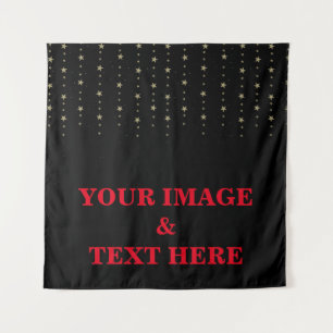 Personalised Custom Your Own Photo & Text Tapestry