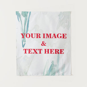 Personalised Custom Your Own Photo & Text Tapestry