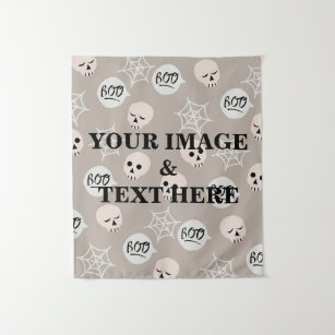 Personalised Custom Your Own Photo & Text Tapestry
